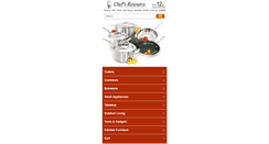 Desktop Screenshot of m.chefsresource.com